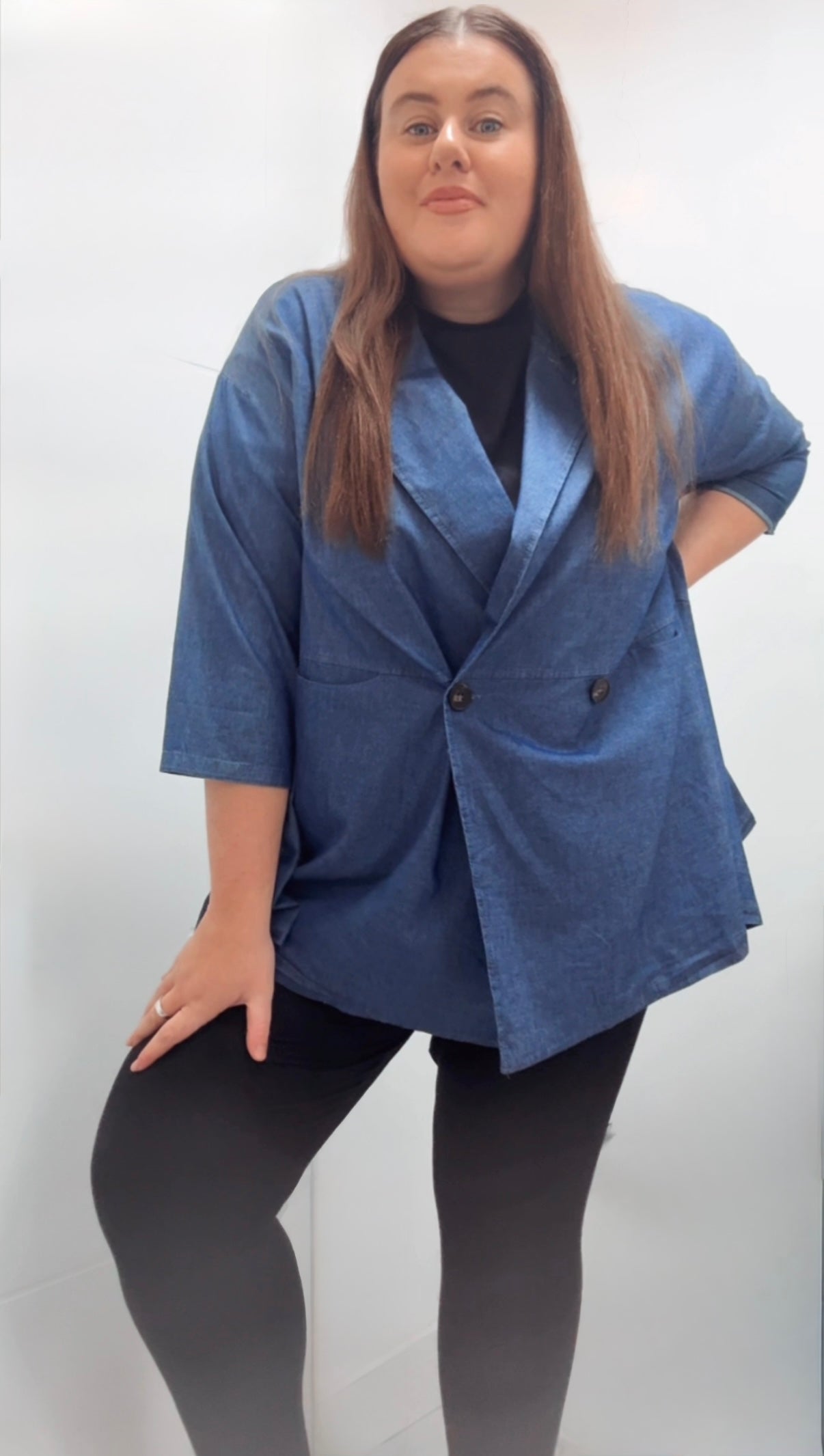 Casual Button Blazer