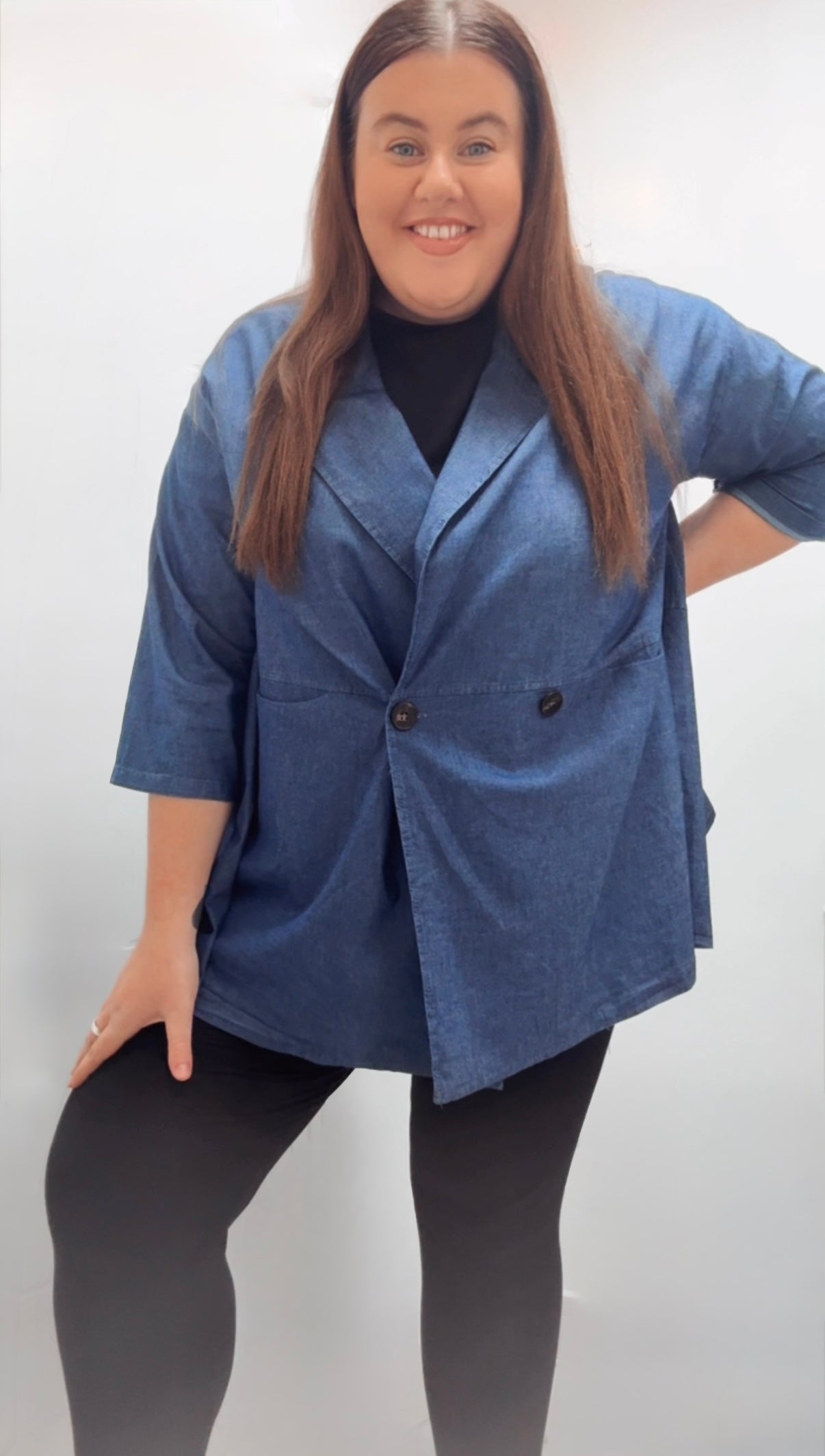 Casual Button Blazer